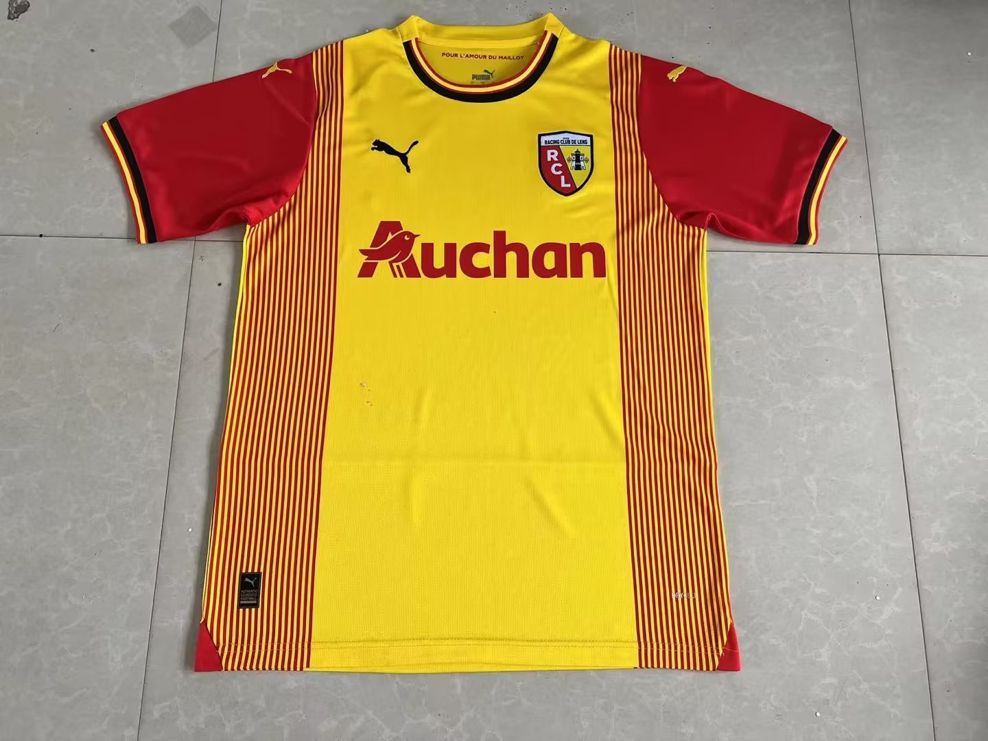 23-24 RC Lens Home Soccer Jerseys Yupoo