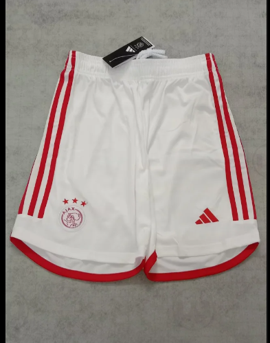 23-24 Ajax Home Soccer Shorts Yupoo