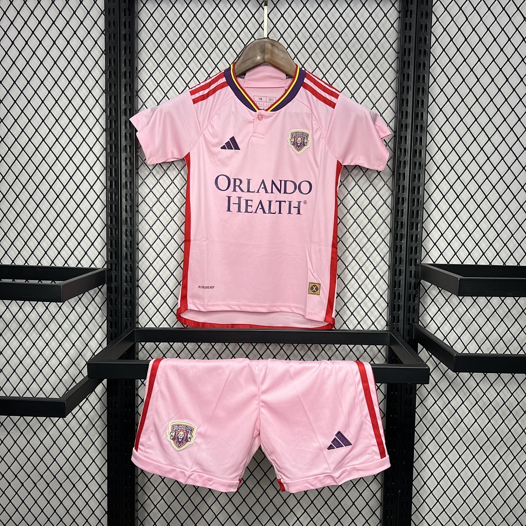 Orlando City 2024/25 Away Kids Kit