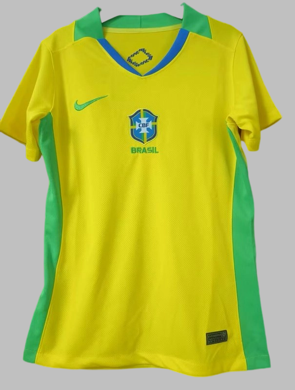 2025 Brazil Home Women Cheap Soccer Jerseys Yupoo