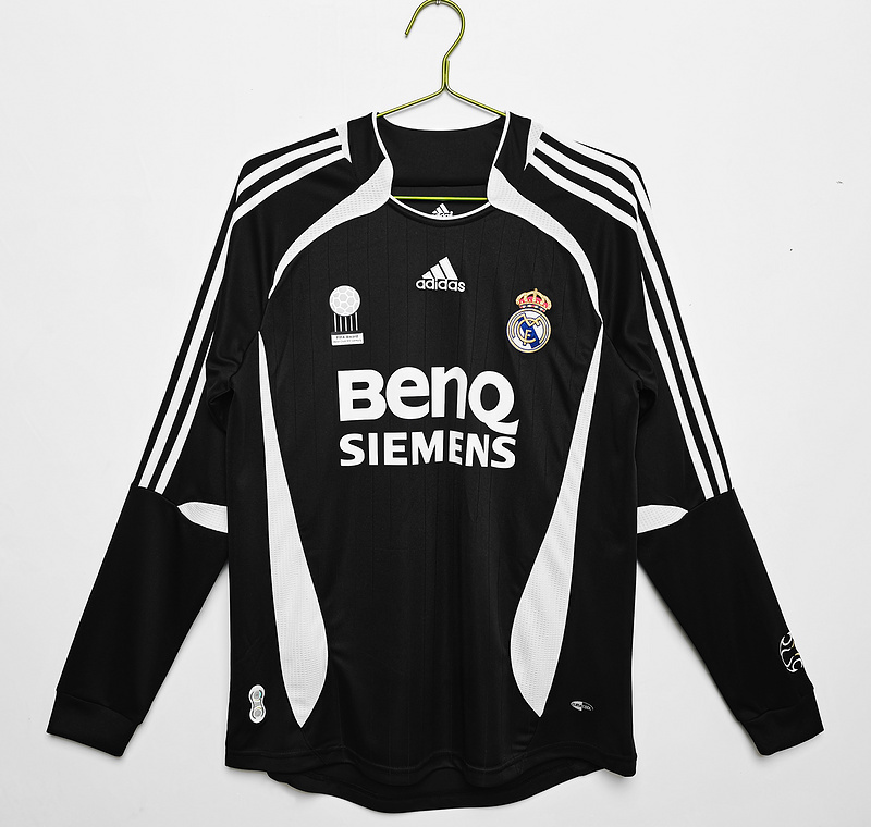 2006-07 Real Madrid Third Retro Long Sleeve Soccer Jerseys Yupoo