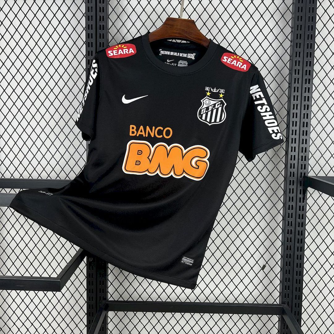 Santos 2011/12 Black Retro Jersey