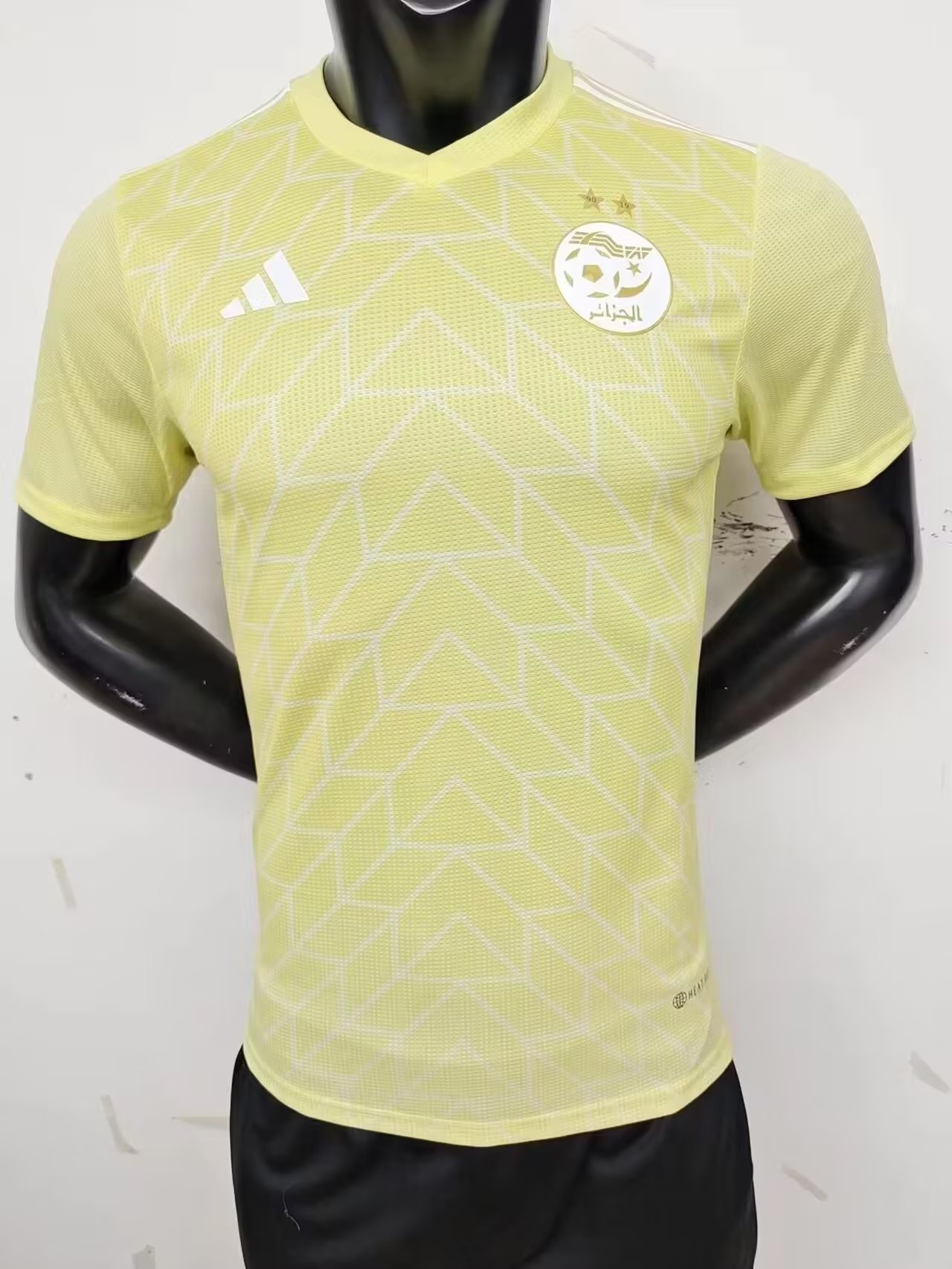 23-24 Algeria Yellow Player Version Soccer Jerseys Yupoo