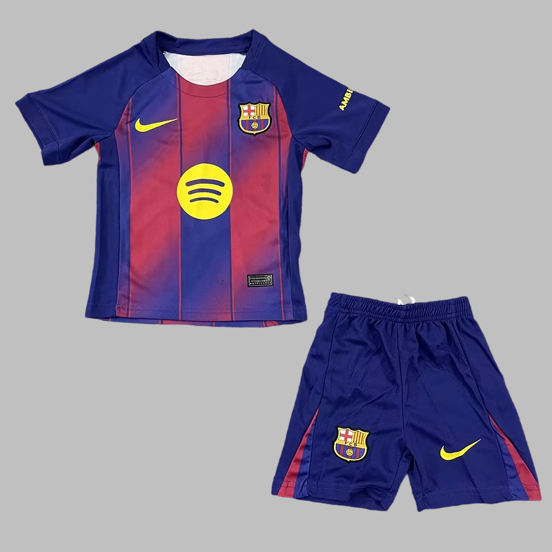 25-26 Barc Home Kids Cheap Soccer Jerseys Yupoo