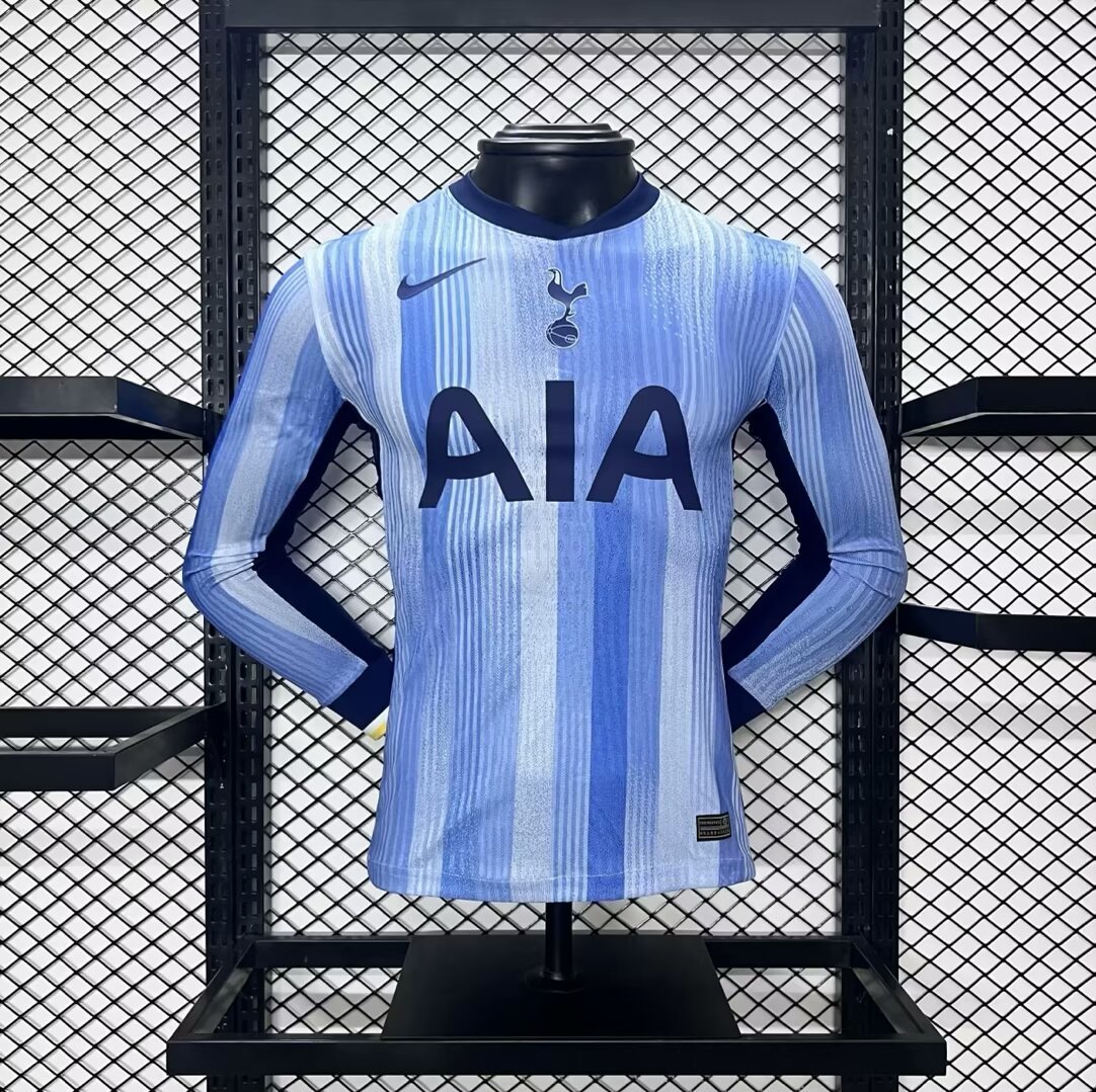 24-25 Tottenham Away Player Version Long Sleeve Soccer Jerseys Yupoo