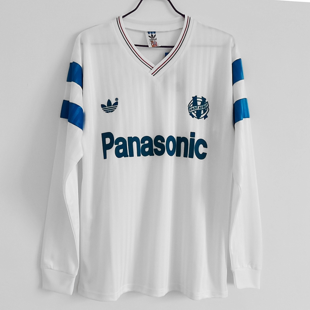 Retro: 1990 Marseille home long sleeve S-2XL
