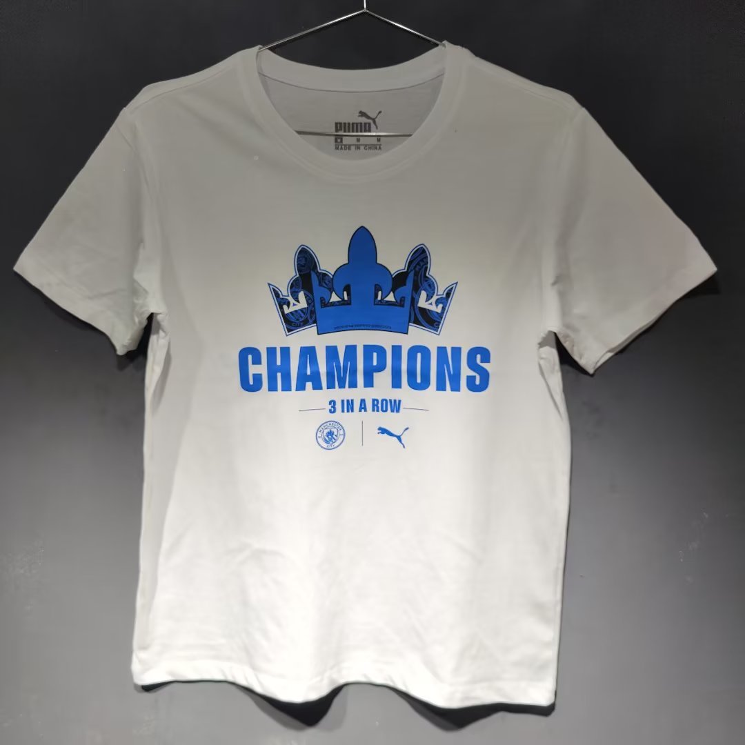 23-24 Manchester City Champions T-Shirts Yupoo