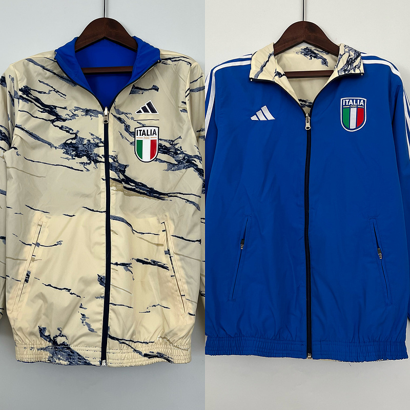 2023 Italy Both Windbreaker Soccer Jerseys Yupoo