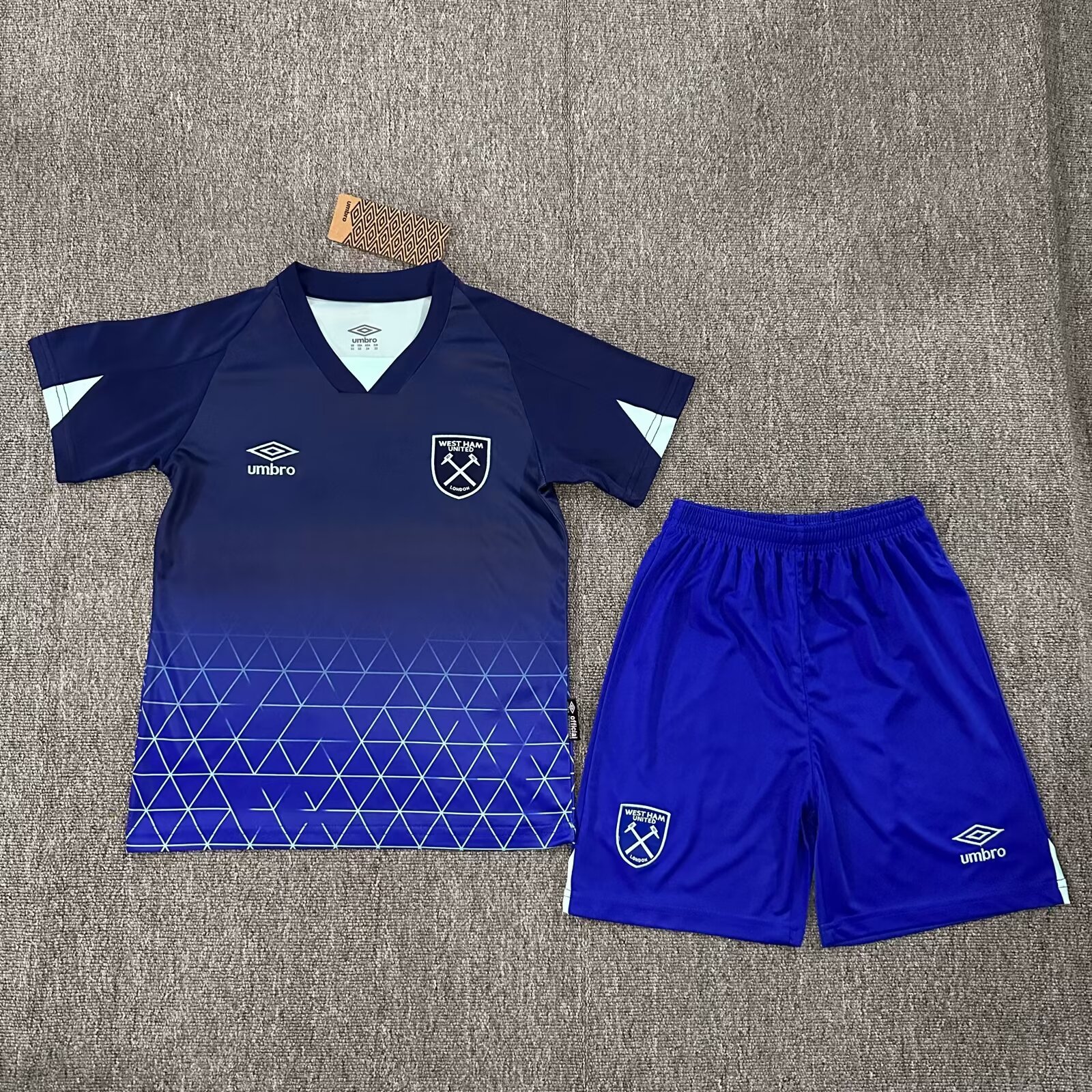 23-24 West Ham United Third Kids Soccer Jerseys Yupoo