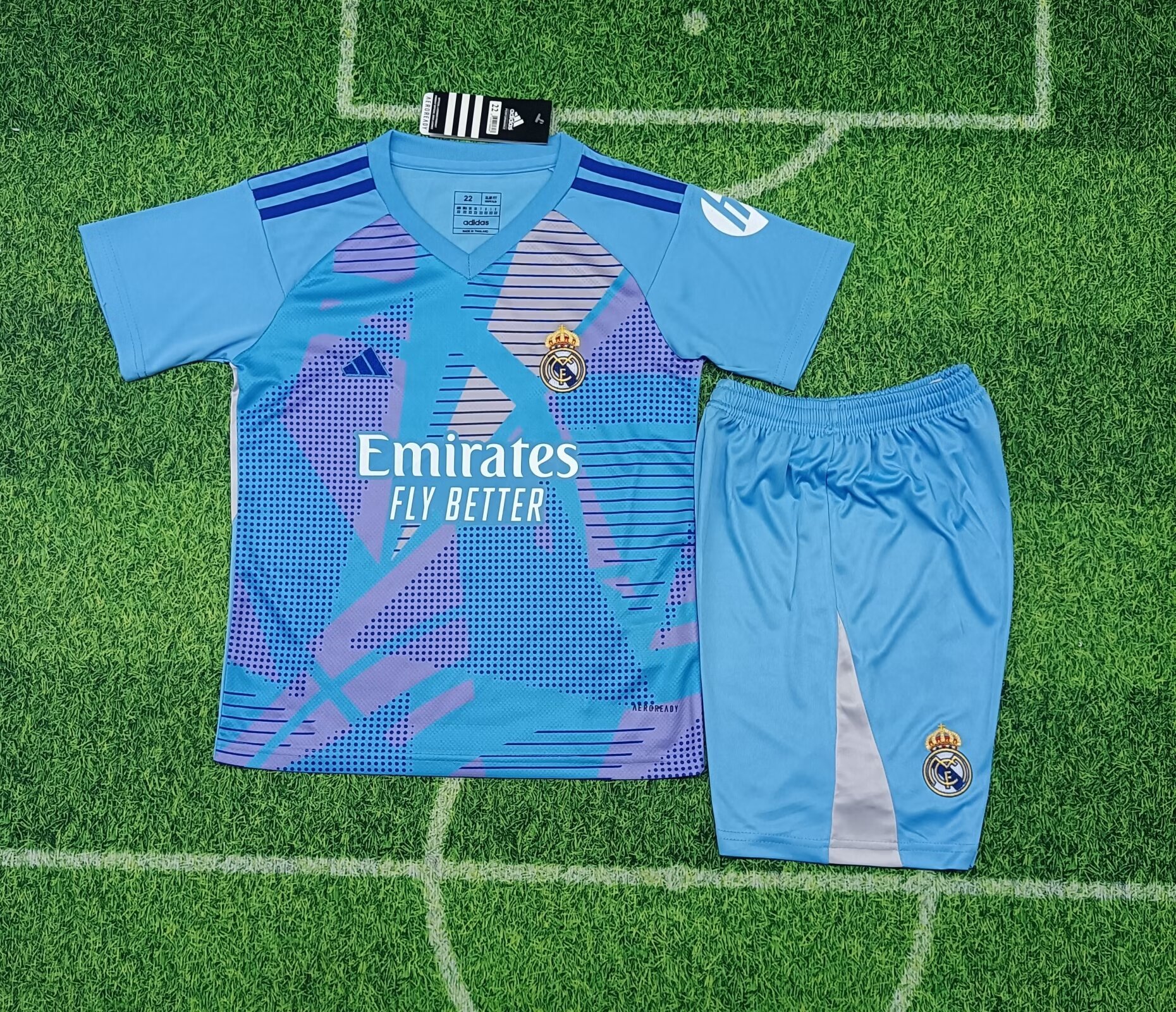 24-25 Real Madrid Goalkeeper Kids Soccer Jerseys Yupoo
