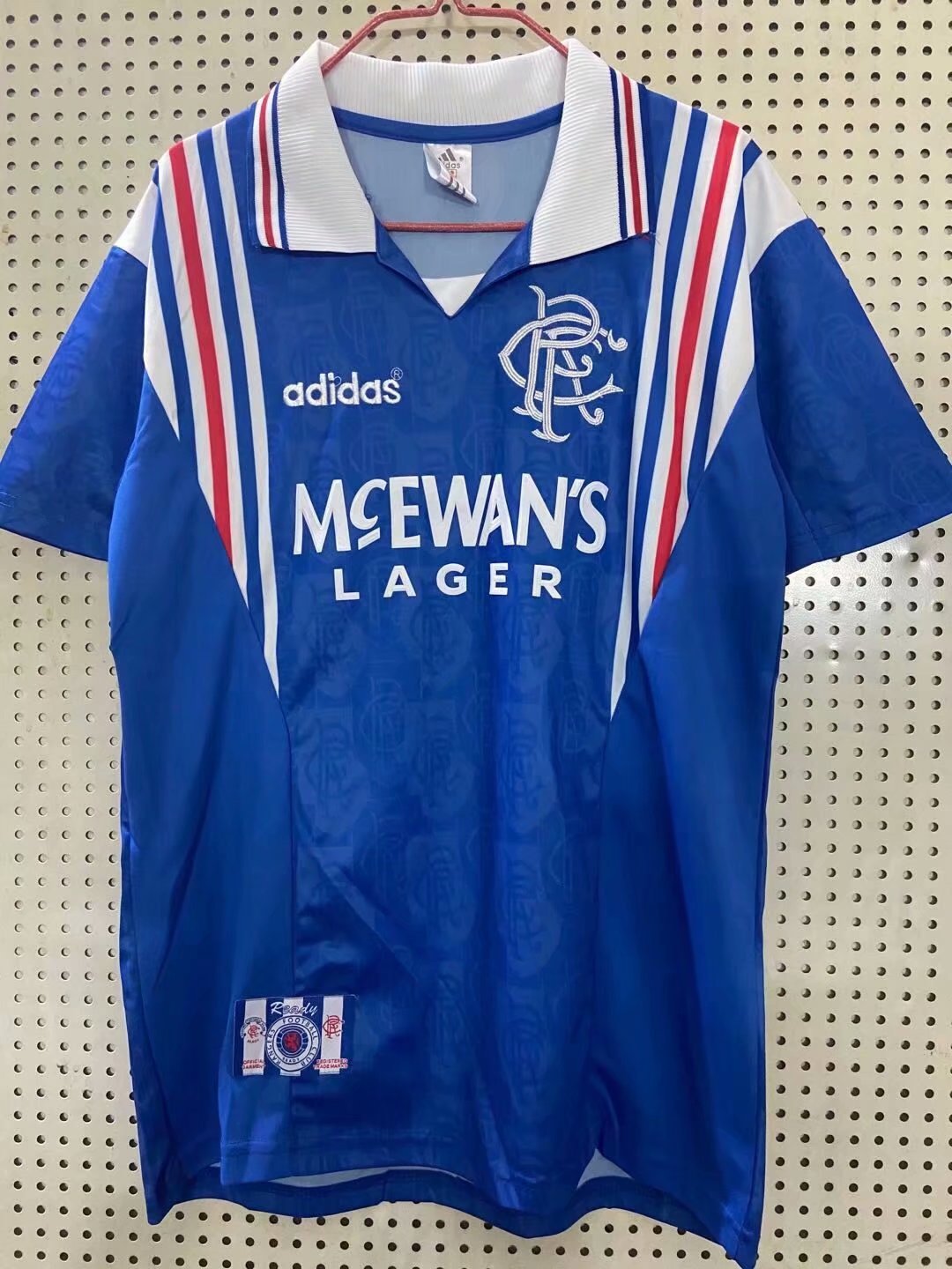 96-97 Rangers Home Retro Soccer Jerseys Yupoo