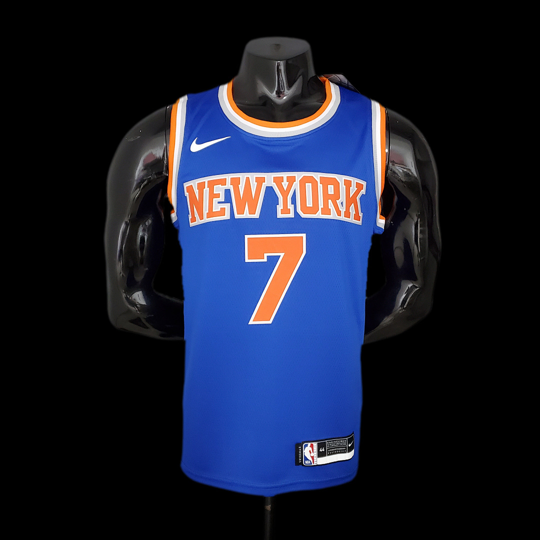 2021 ANTHONY#7 Knicks Blue NBA Jersey S-XXL