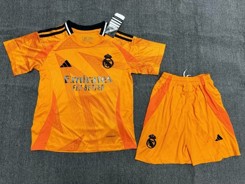 24-25 Real Madrid Away Kids Soccer Jerseys Yupoo