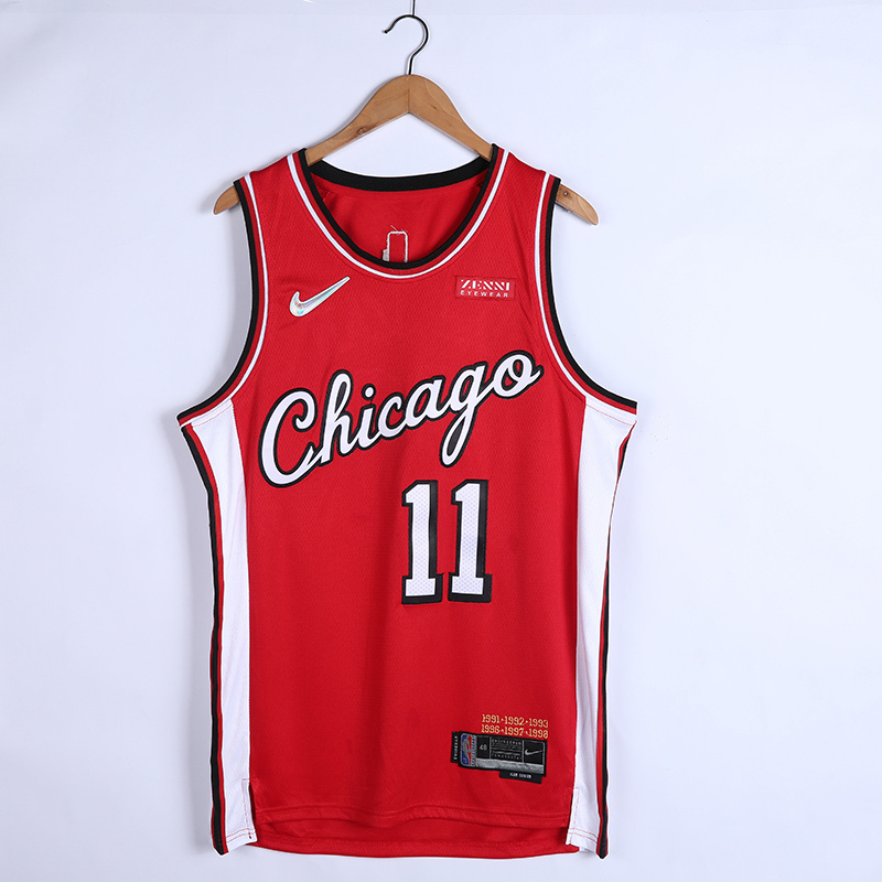 2022 Bulls #11 75th Anniversary City Edition Embroidery