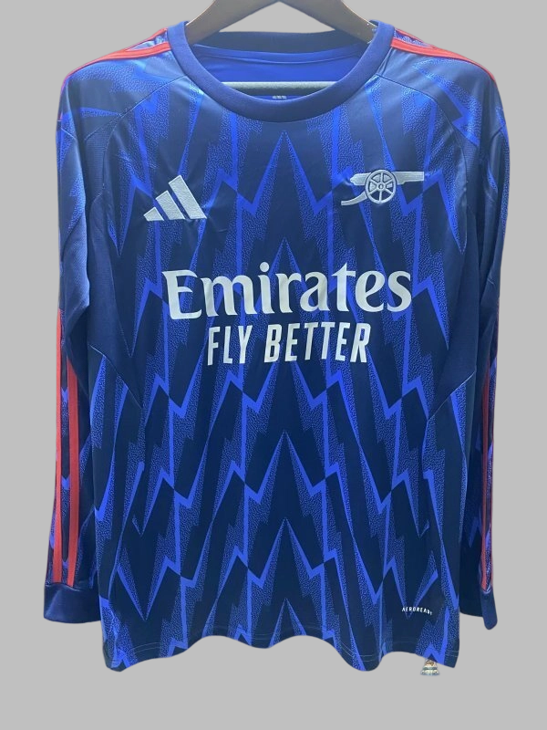 25-26 Arsenal Away Long Sleeve Cheap Soccer Jerseys Yupoo