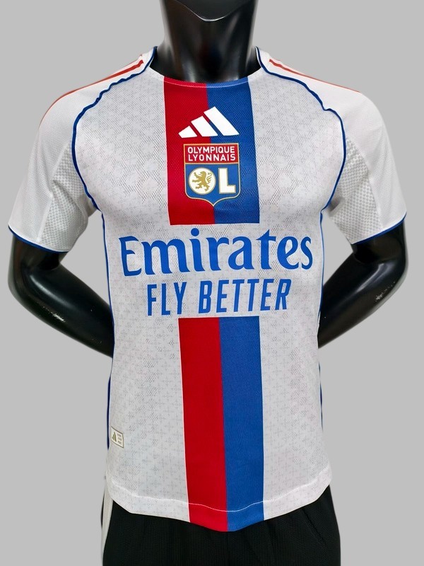 25-26 Lyon Home Player Version Cheap Soccer Jerseys Yupoo