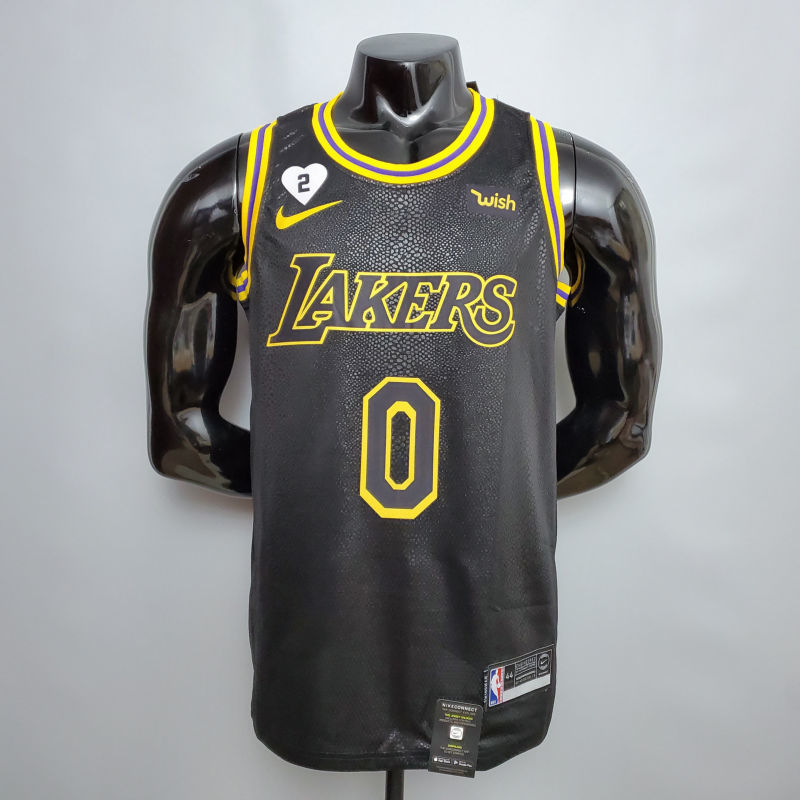 KUZMA #0 Lakers black NBA jersey Size XS-XXL
