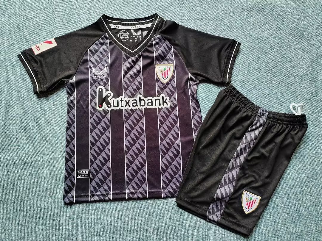 23-24 Bilbao Away Kids Soccer Jerseys Yupoo