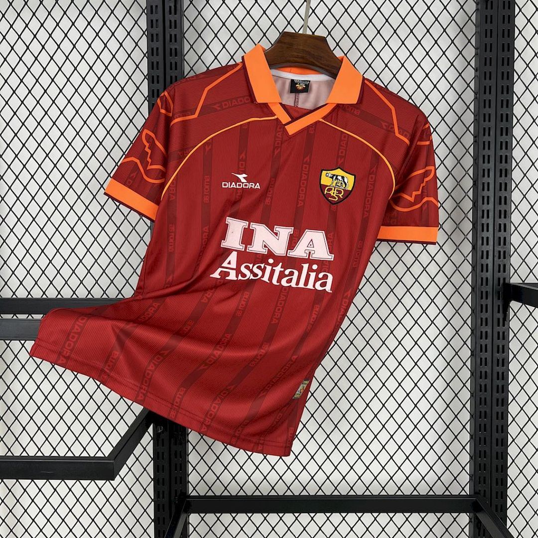 AS Roma 1999/00 Home Retro Jersey