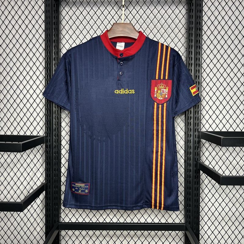 1996 Spain Away Retro Soccer Jerseys Yupoo
