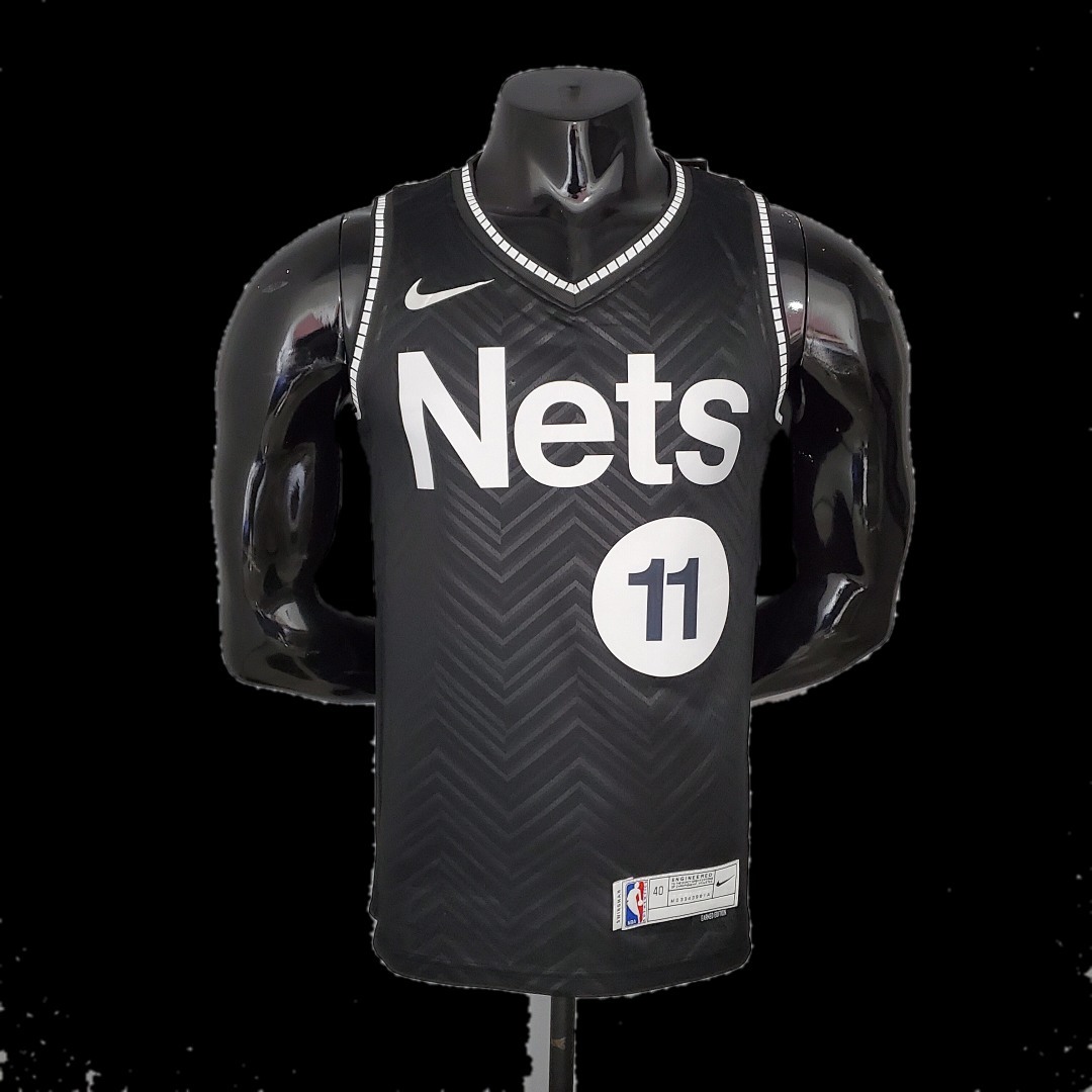 2021 Irving #11 Brooklyn Nets Bonus Edition Black NBA Jersey S-XXL