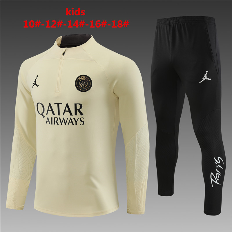 23-24 Paris Kids Long Sleeve Training Suit Yupoo