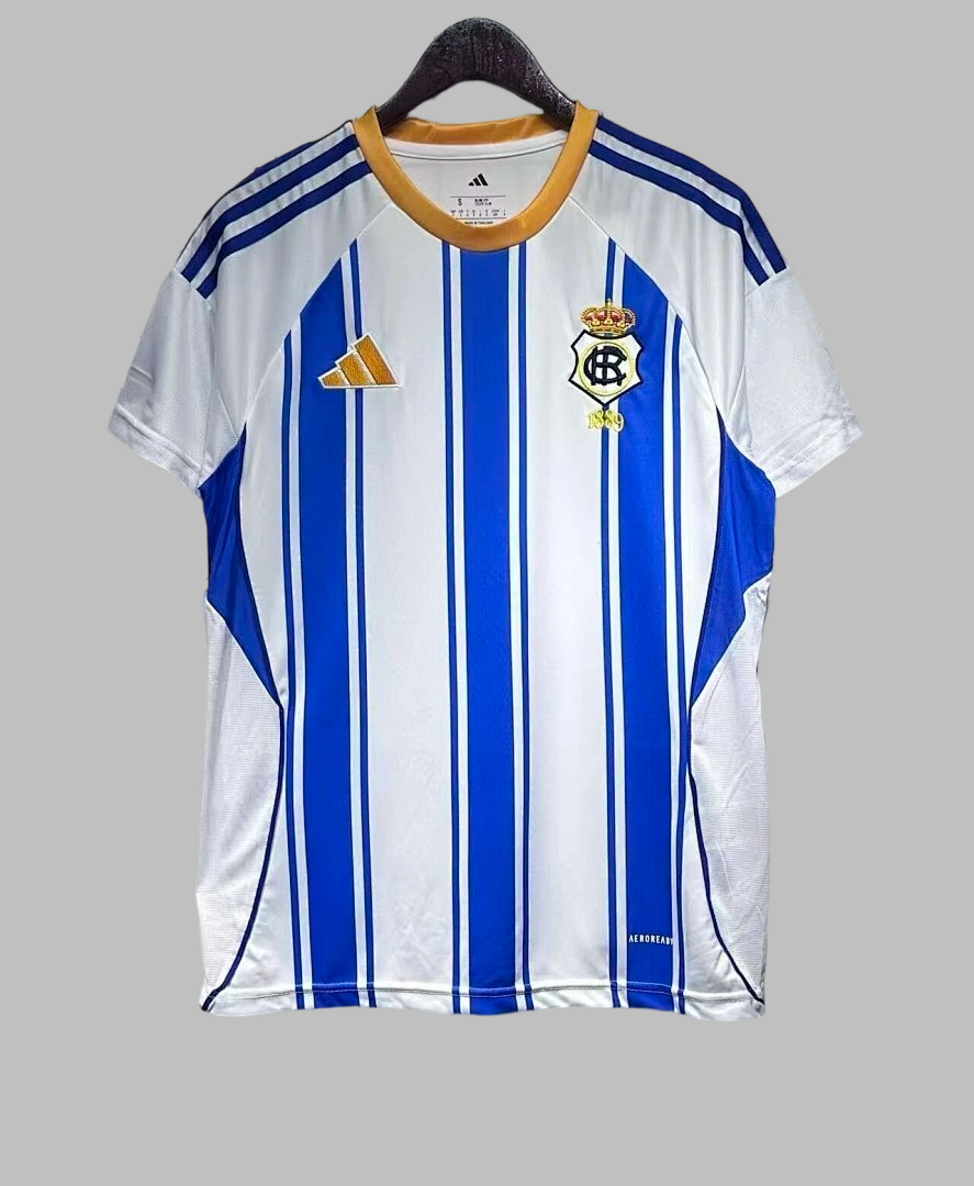 25-26 Recreativo de Huelva Home Cheap Soccer Jerseys Yupoo