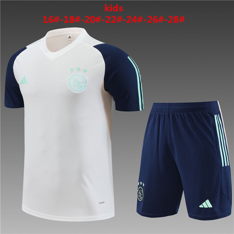 23-24 Ajax Kids Training Soccer Jerseys Yupoo