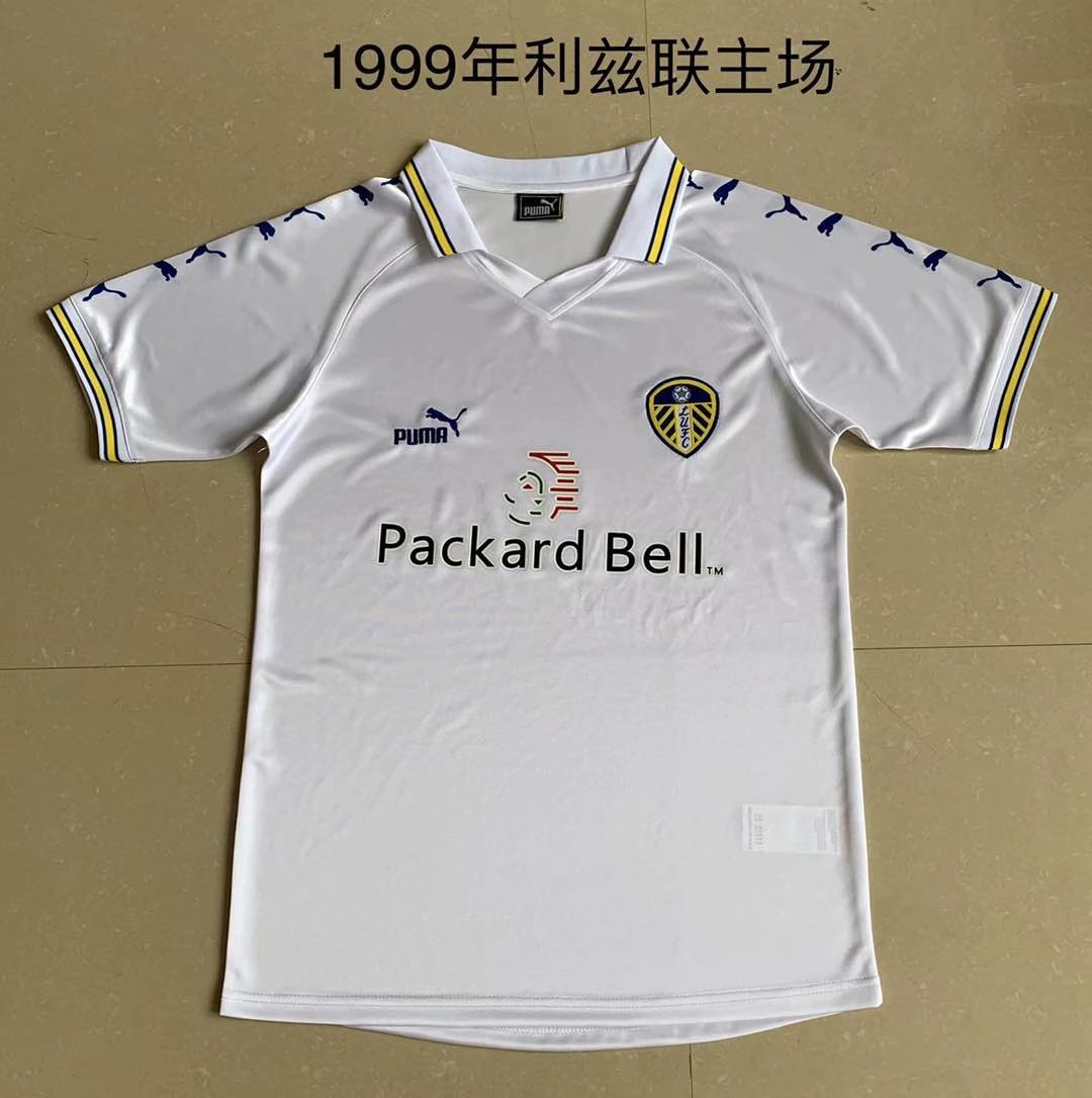 98-00 Leeds United Home Retro Soccer Jerseys Yupoo