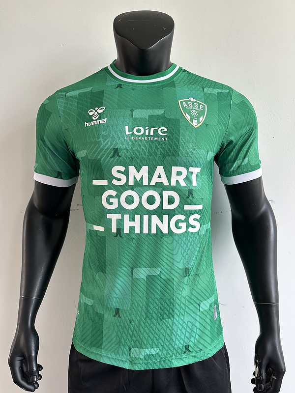 23-24 Saint Etienne Home Player Version Soccer Jerseys Yupoo