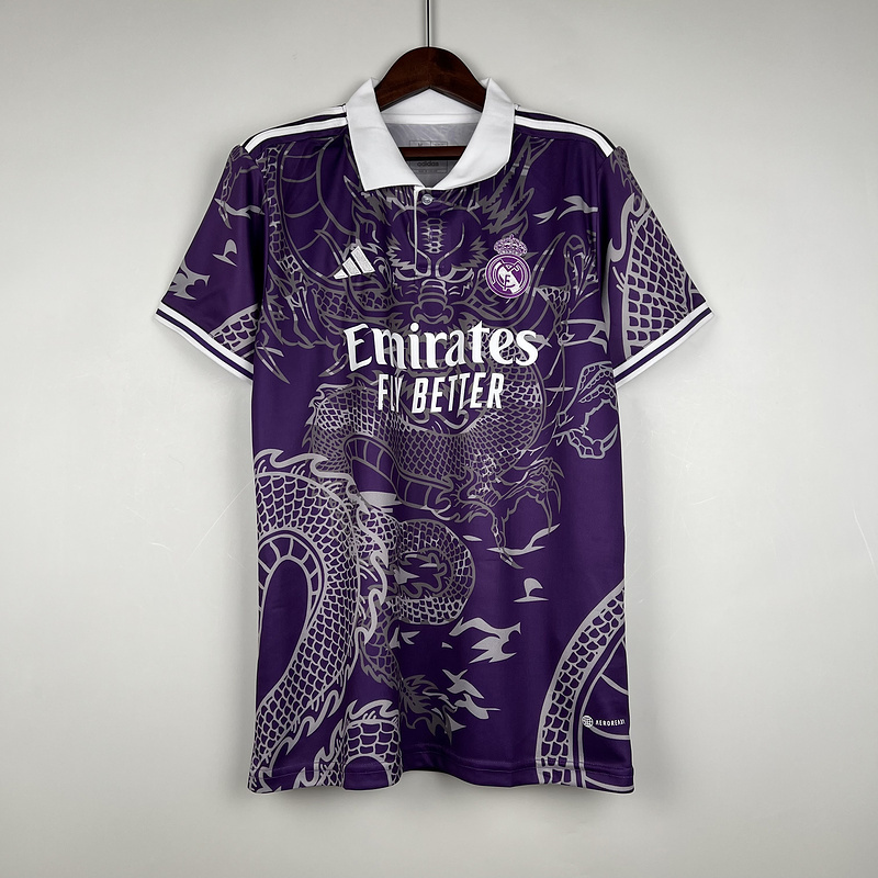 23-24 Real Madrid Purple Dragon Soccer Jerseys Yupoo