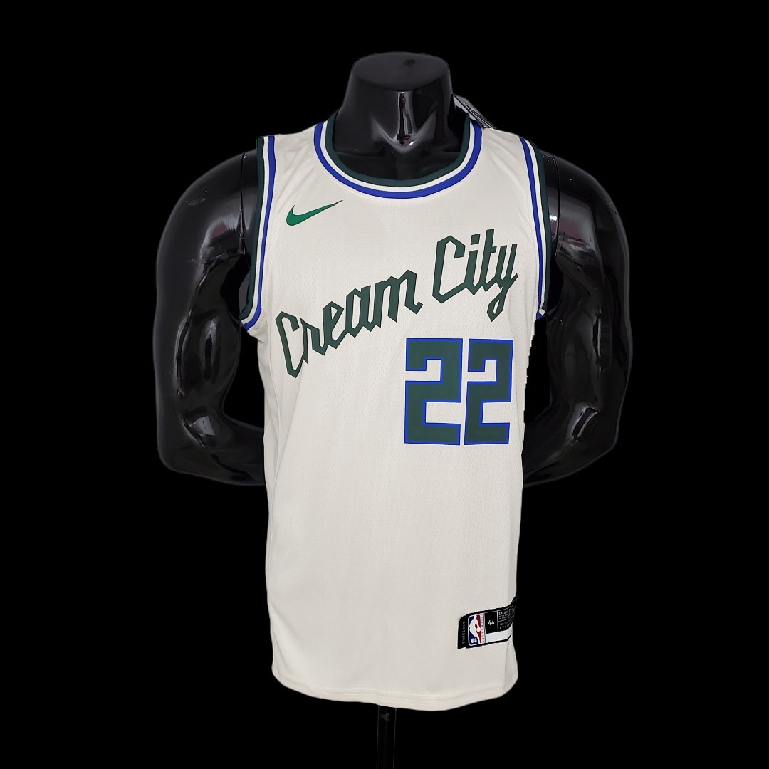 MIDDLETON#22 Bucks Beige NBA jersey Size:S-XXL