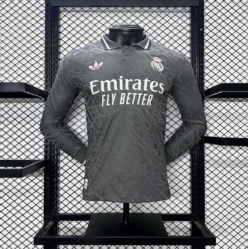 24-25 Real Madrid Third Player Version Long Sleeve Soccer Jerseys Yupoo