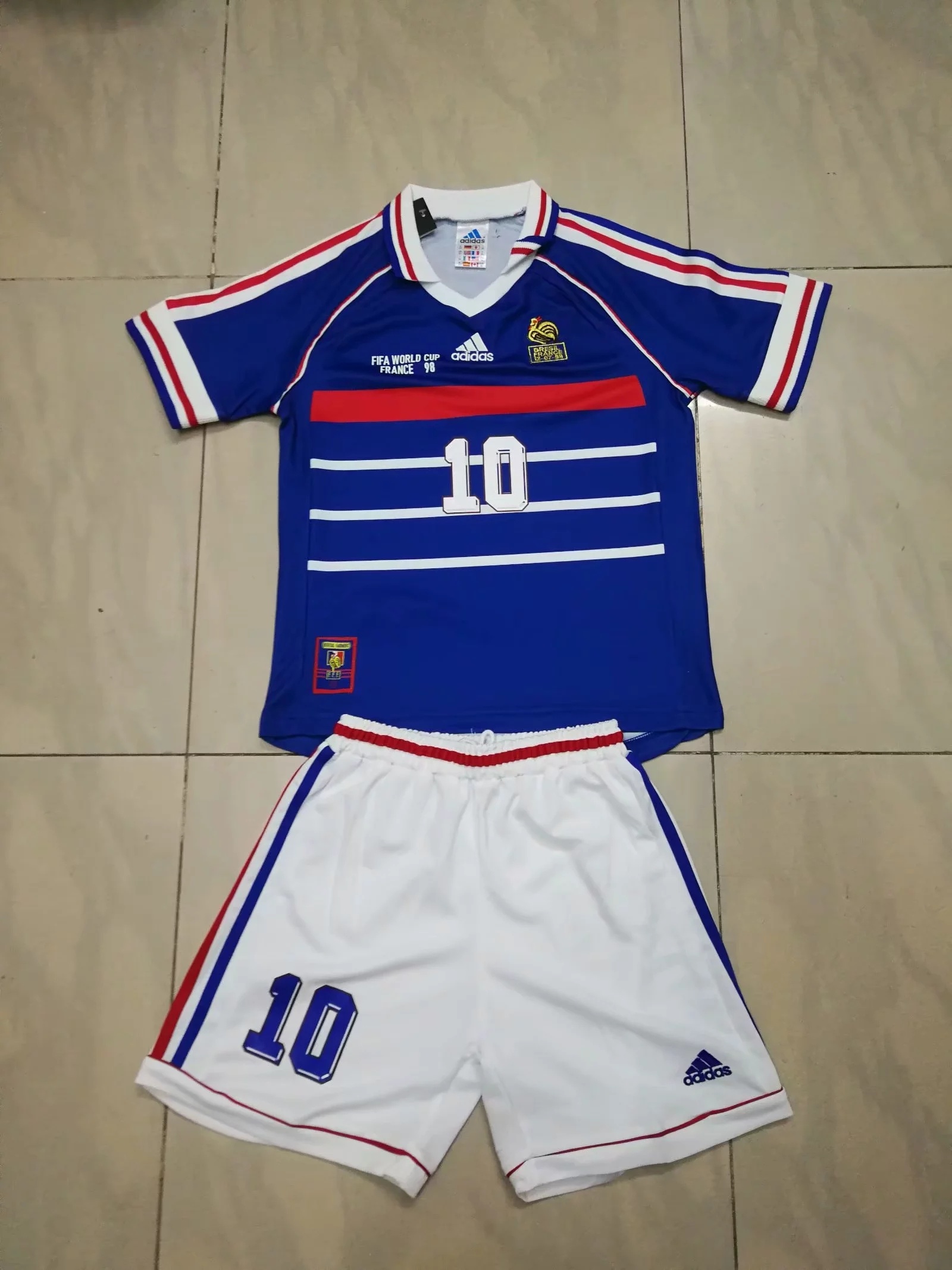 1998 france retro kids sets Soccer Jerseys yupoo