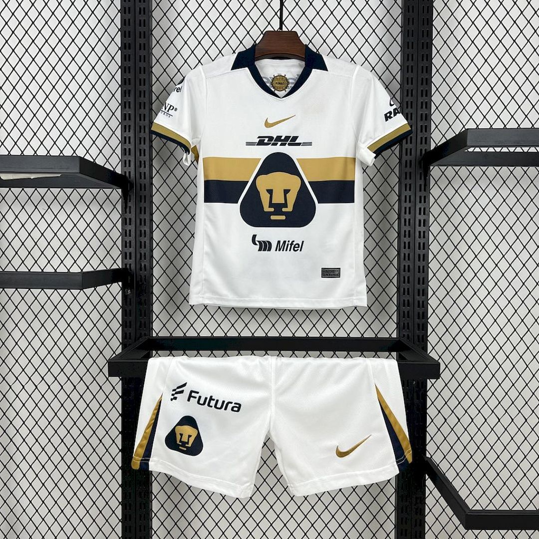 Pumas UNAM 2025/26 Home Kids Kit