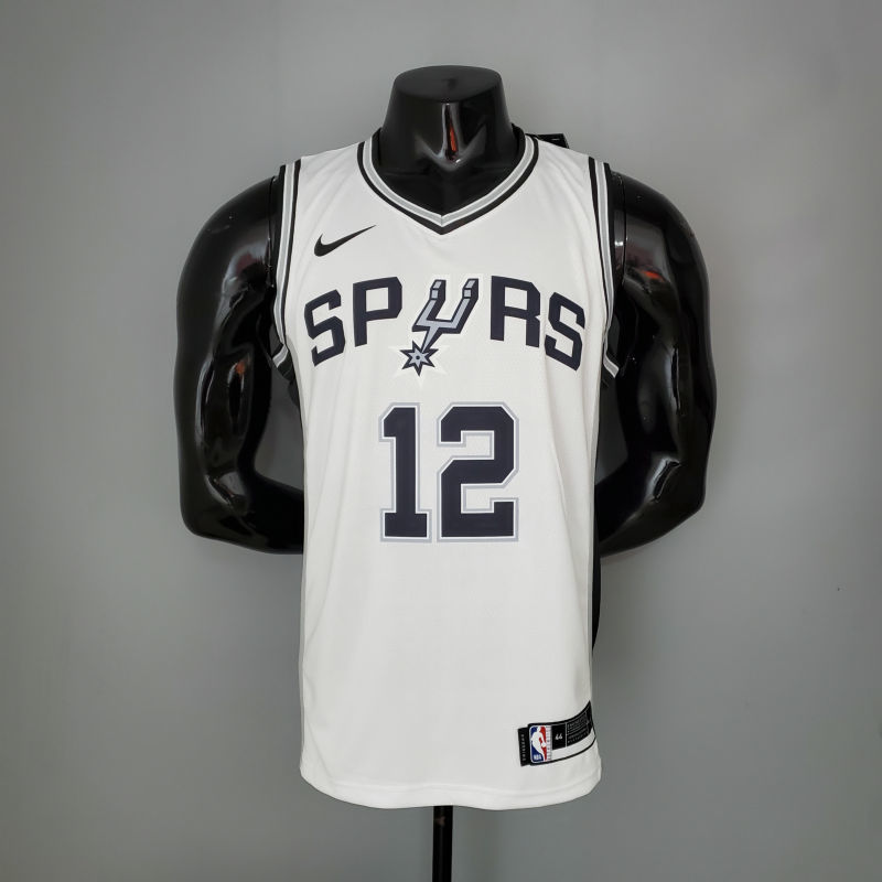 ALDRIDGE#12 Spurs White NBA Jersey S-XXL