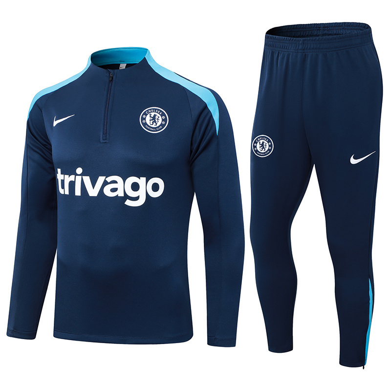 24-25 Chelsea Long Sleeve Training Suit Yupoo