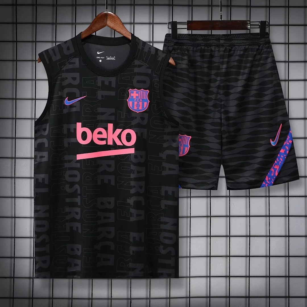 22/23 Barcelona Black Pre-match Training Vest S-XXL