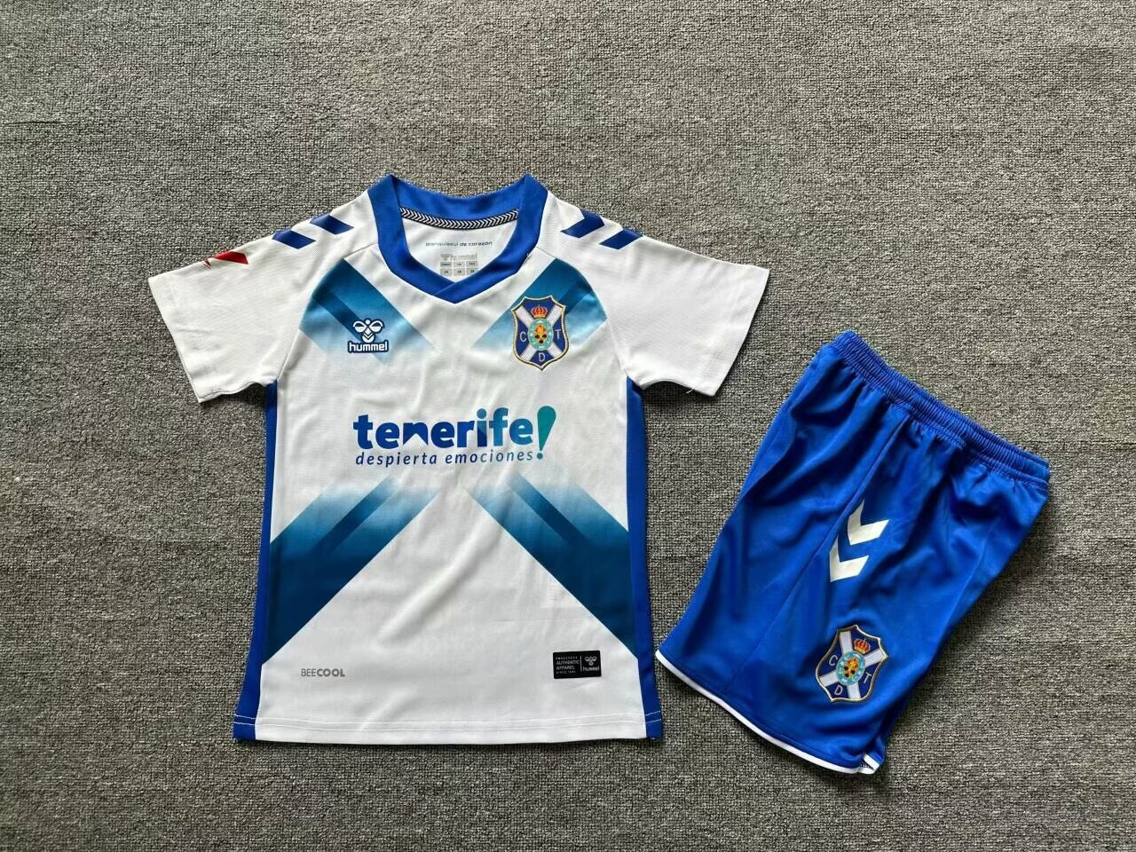 24-25 Tenerife Home Kids Soccer Jerseys Yupoo