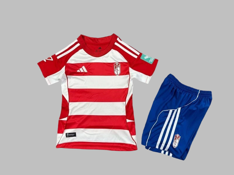 25-26 Granada Home Kids Cheap Soccer Jerseys Yupoo