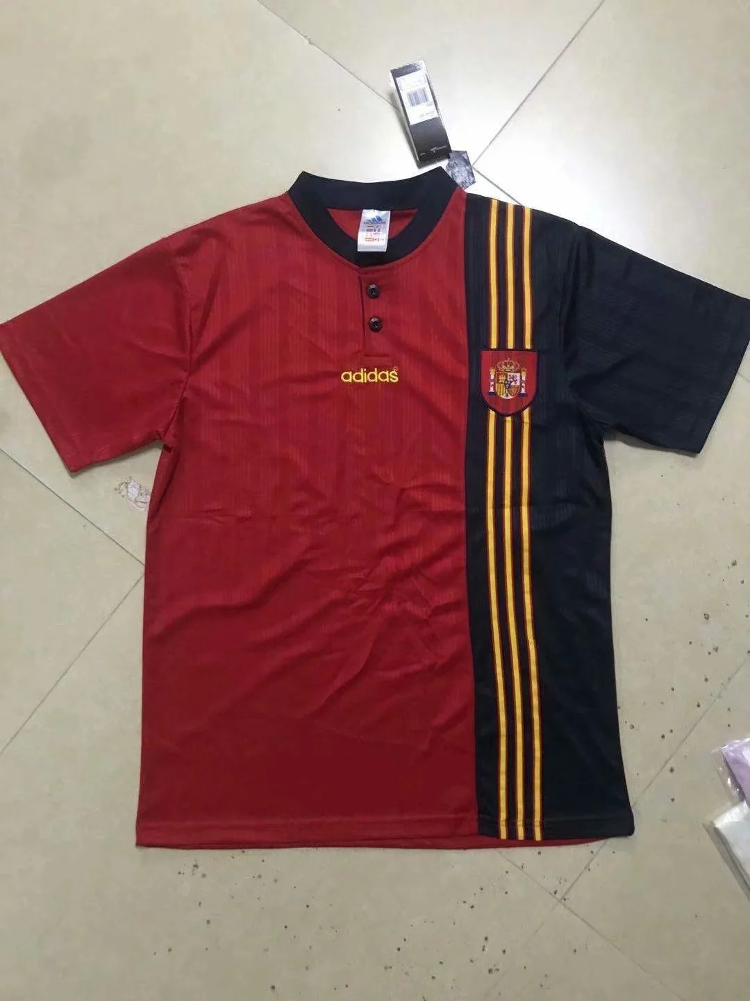 1996 Spain Home Retro Soccer Jerseys Yupoo