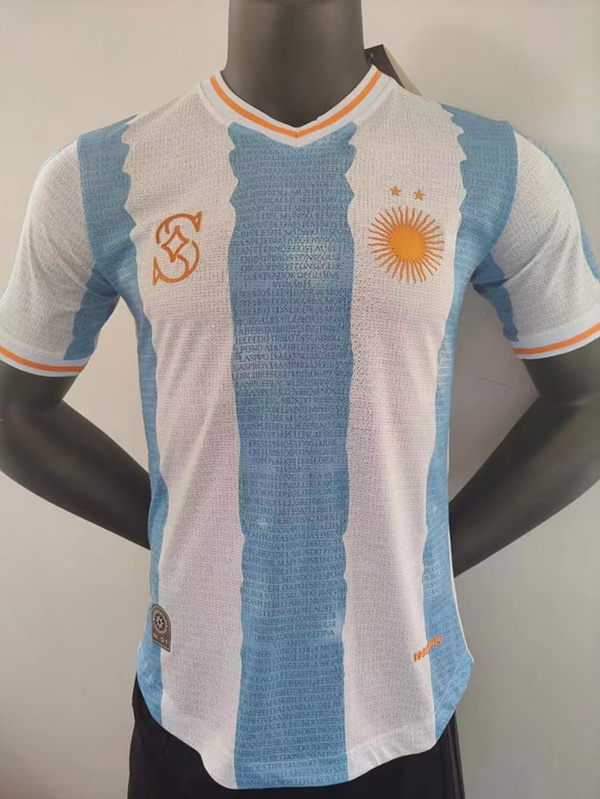 Argentine Commemorative Edition Player Version Soccer Jerseys Yupoo