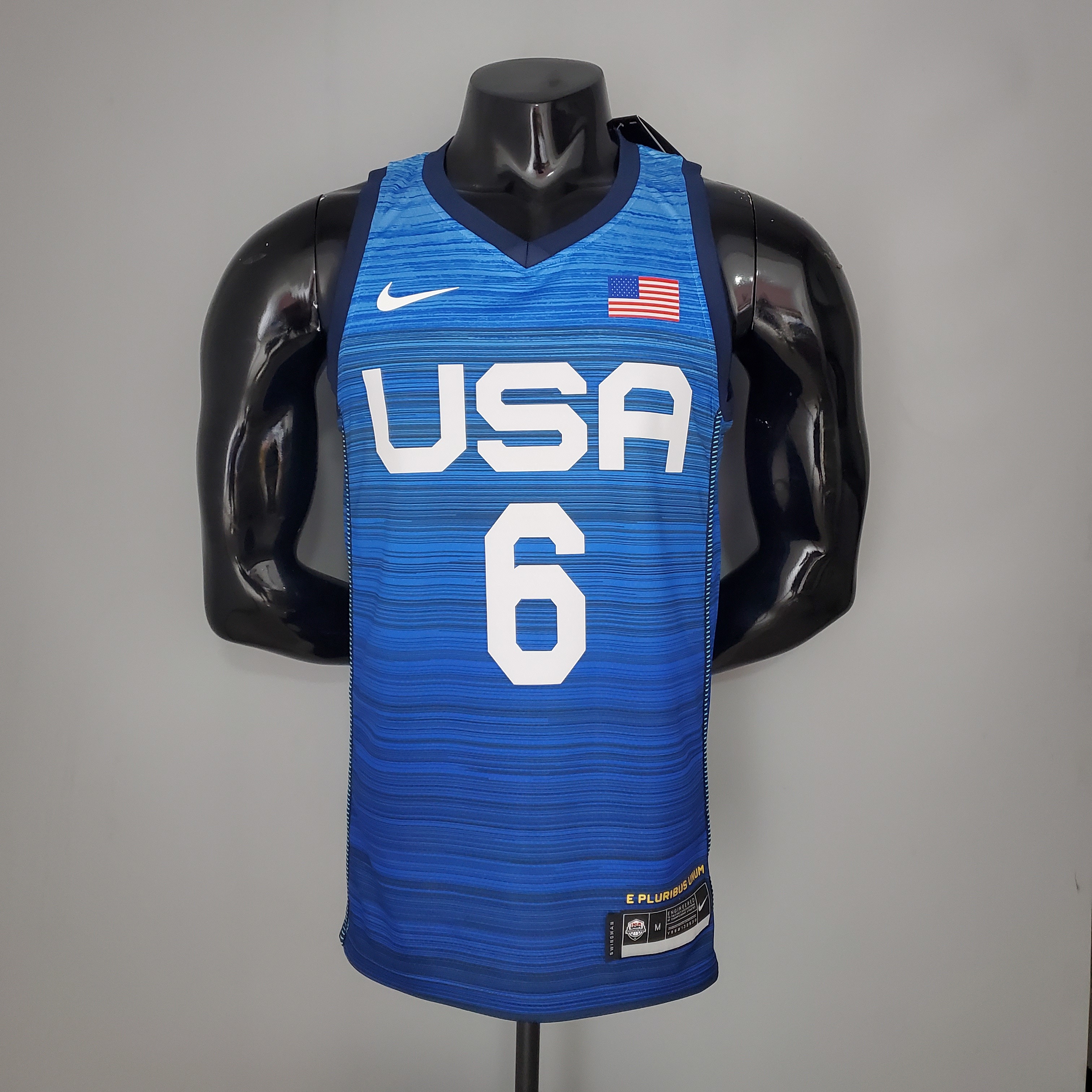 2021 Olympic Games LILLARD#6 USA Team USA Blue NBA Jersey S-XXL