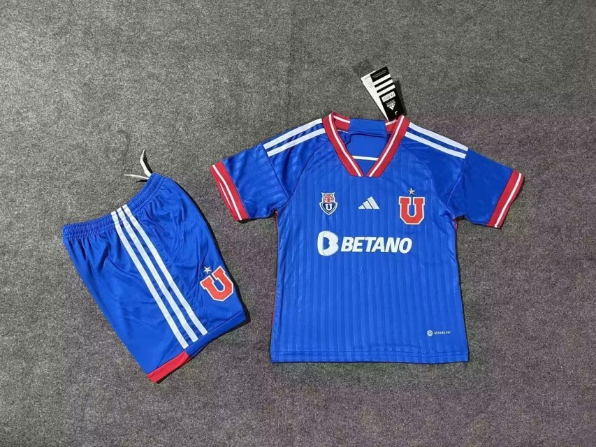 23-24 Universidad de Chile Home Kids Soccer Jerseys Yupoo