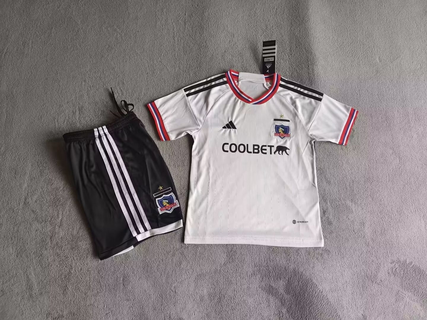 23-24 Colo Colo Home Kids Soccer Jerseys Yupoo