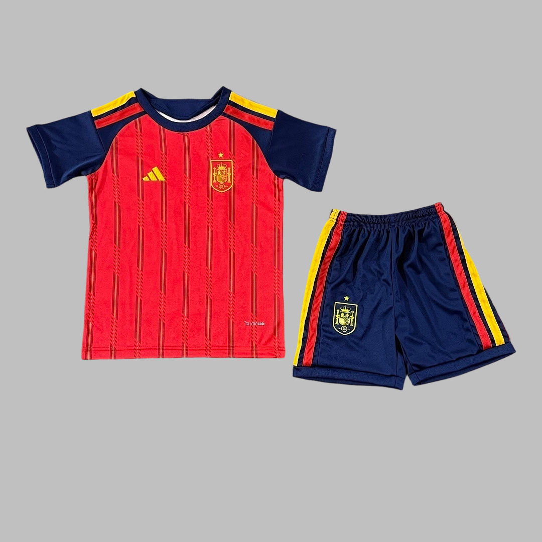 2026 Spain Home Kids Cheap Soccer Jerseys Yupoo5