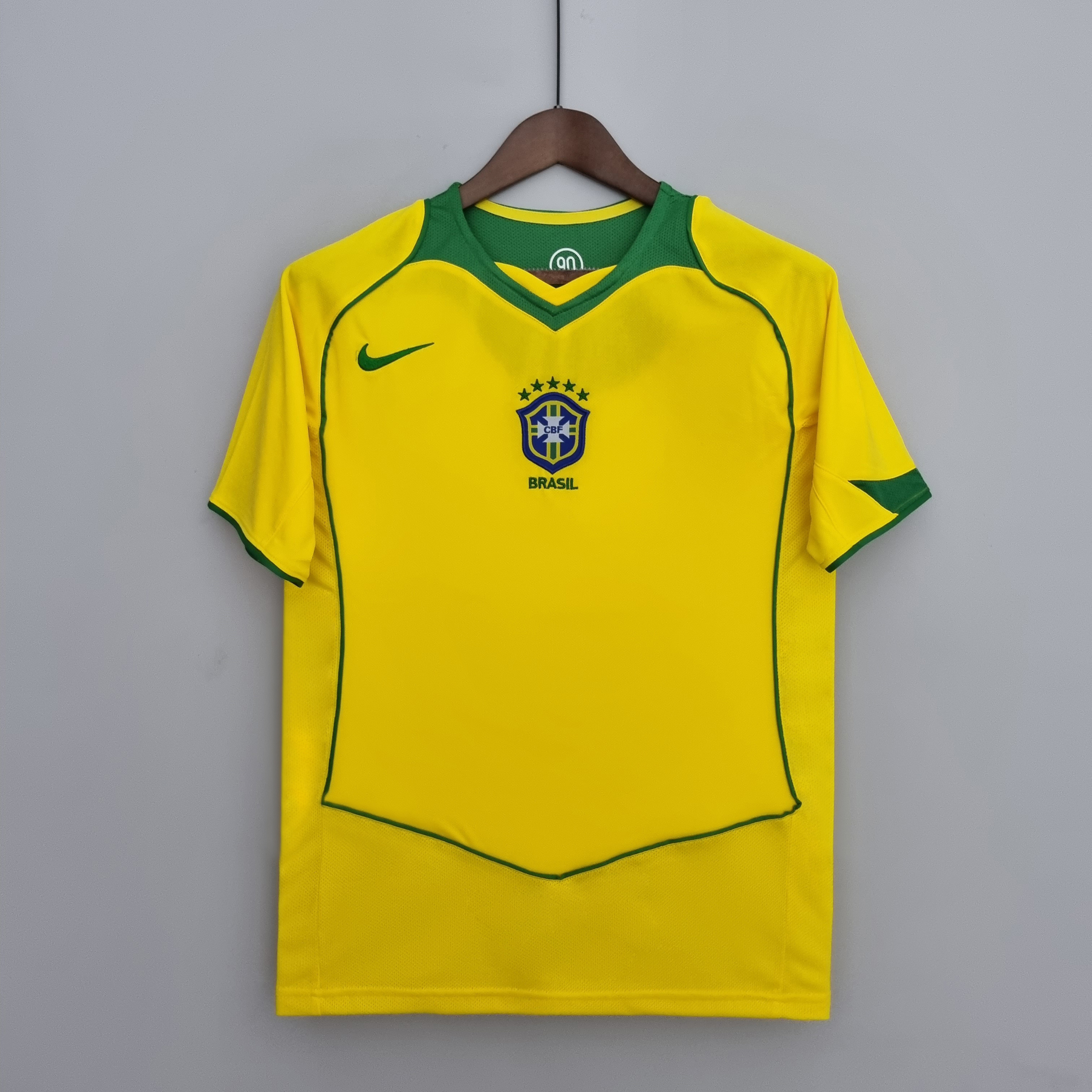 2004/06 Brazil Home Retro Soccer Jerseys Yupoo