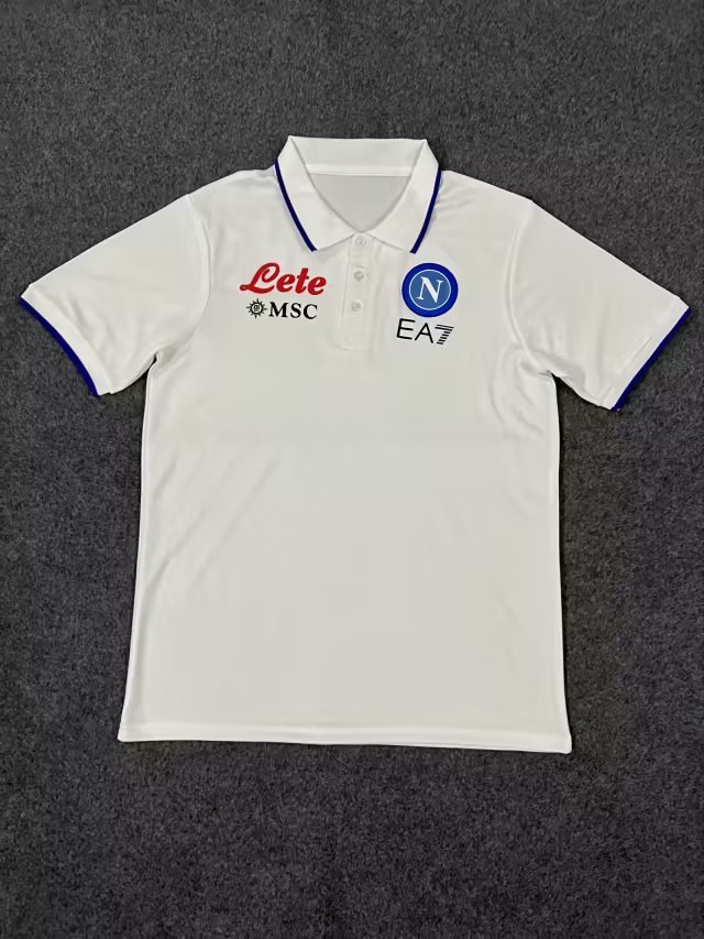 23-24 Napoli White Polo Yupoo