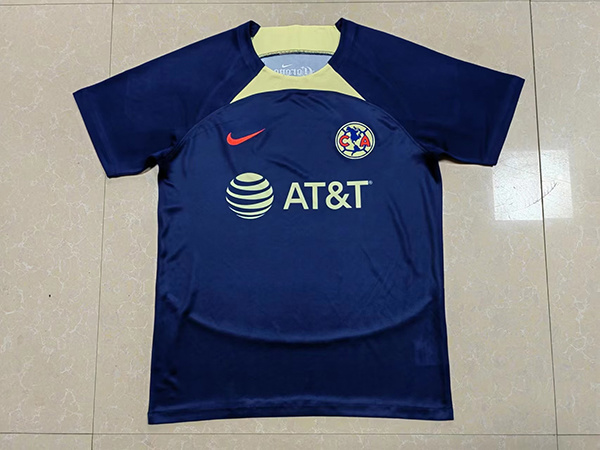 23-24 Club America Blue Training Soccer Jerseys Yupoo
