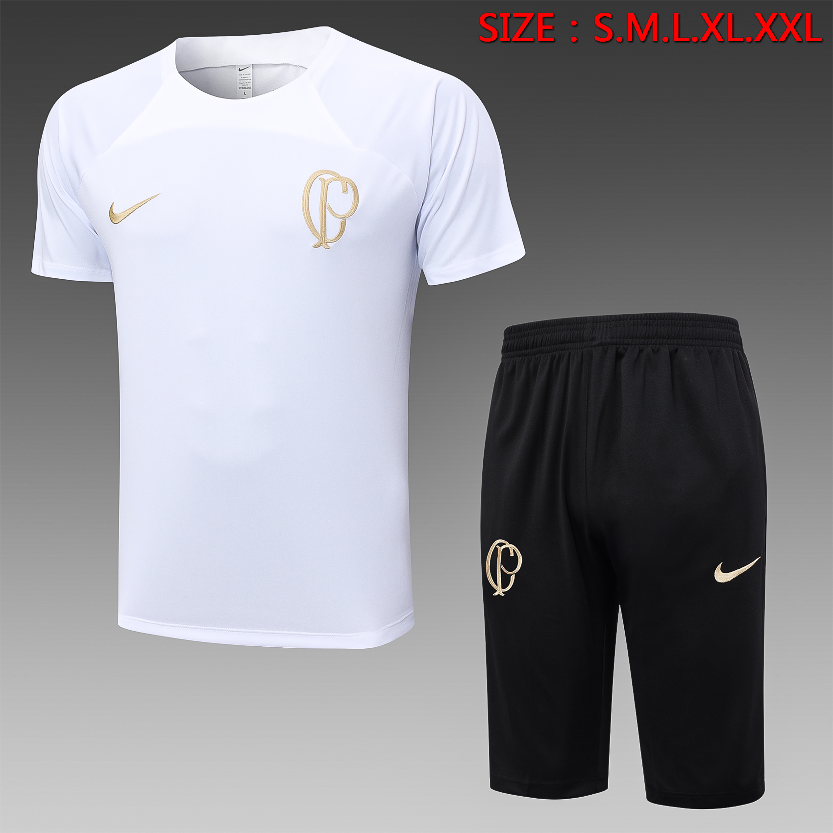 23-24 Corinthians Short Sleeve Tracksuit Yupoo
